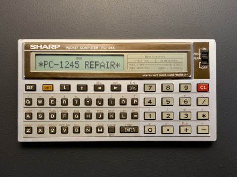 SHARP PC-1245/50/51/55 の使い方
