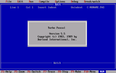 はじめてのPascal―TURBO Pascal Ver.5.5